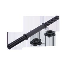 STARFIT Гриф гантельный BB-106, пластиковый, с пластиковыми замками, 35 см