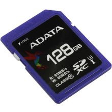 Карта памяти ADATA Premier Pro    ASDX128GUI3CL10-R    SDXC Memory Card 128Gb UHS-I U3 Class10