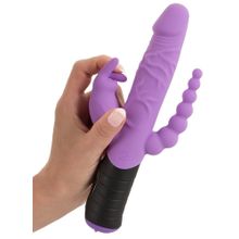 Orion Сиреневый тройной вибратор Triple Vibrator - 22,2 см. (сиреневый)