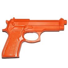 Муляж пистолета тренировочный мягкий пластик Оранжевый 430гр