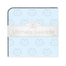 SwaddleDesigns Ultimate Bonjour Bunnie Pstl голубая