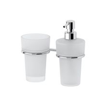 Universal Стакан двойной и дозатор, компонент к штанге, FBS UNI 027