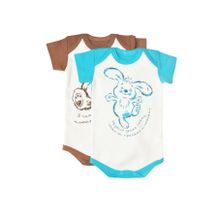 Лео Комплект из двух боди короткий рукав "Милые детишки" 1561-2 1