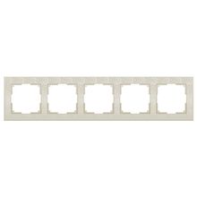 Werkel Рамка Werkel Flock на 5 постов слоновая кость WL05-Frame-05-ivory 4690389059384 ID - 243749