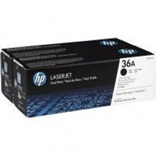 HP 36A, CB436AF картридж для LaserJet P1505, M1120, M1522 (2 шт x 2000 стр)