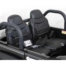 Детский электромобиль Jeep Hunter Black с полным приводом - CH9938