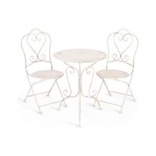 Tetchair Комплект (стол + 2 стула) Secret de Maison Monique (mod. PL08-6241.6242), Античный белый (Antique White)