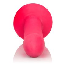 California Exotic Novelties Розовый перезаряжаемый фаллоимитатор Luxe Touch-Sensitive Vibrator - 16,5 см. (розовый)