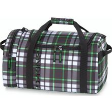 Удобная мужская спортивная практичная черная серая зеленая клетка дорожная сумка Dakine Eq Bag 51L Fremont