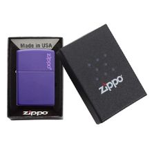 Зажигалка Zippo Purple Matte Logo