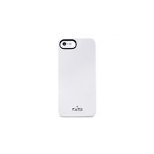 Чехол на заднюю крышку iPhone 5 PURO Eco-Leather Cover, цвет белый (IPC5WHI)