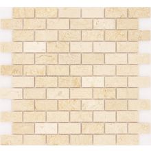 Мозаика Карамелле Pietrine Botticino чип 23х48х7 29,8х29,8