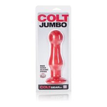 California Exotic Novelties Красная анальная пробка COLT Jumbo Probe - 19,75 см.