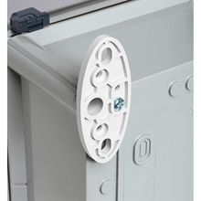 Набор из 4 кронштейнов - для крепления коробок с шириной более 110 мм к стенам | код 035802 | Legrand