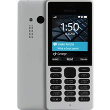 Смартфон NOKIA 150 Dual SIM RM-1190 White (DualBand, LCD320x240, 2.4", GPRS+BT, microSD, 0.3Mpx)