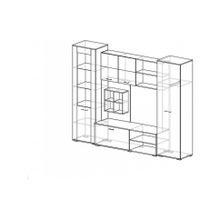 Эра Гостиная Оскар (Ясень Шимо тёмный светлый)