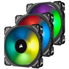 Corsair ML120 PRO RGB Tri-Pack CO-9050076-WW(4пин, 120x120x25мм, 25дБ, 400-1600 об мин)