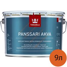 ТИККУРИЛА Панссари Аква краска для металлических крыш (9л)   TIKKURILA Panssari Akva акрилатная краска для металлических крыш (9л)
