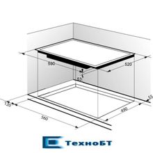 Встраиваемая индукционная варочная панель Zigmund & Shtain CIS 299.60 BX