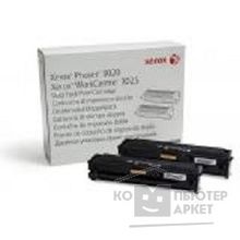 Xerox 106R03048 Тонер-картридж черный Phaser 3020 WC3025, 3 К, двойная упаковка