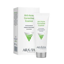 Интенсивная корректирующая эссенция для жирной и проблемной кожи Aravia Professional Anti-Acne Corrective Essence 50мл