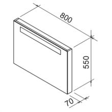 Мебель для ванной Ravak Classic 80 оникс белая L
