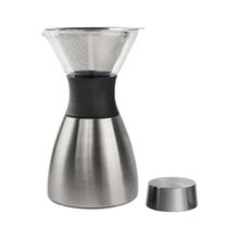 Кофеварка портативная серебристая Asobu Pour Over 1л