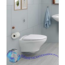 Унитаз подвесной Gustavsberg Estetic 8330 Hygienic Flush с сиденьем микролифт