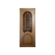 межкомнатная дверь Кристалл 3ДР1 - комплект (Владимирская фабрика) шпон, цвет-светлый дуб
