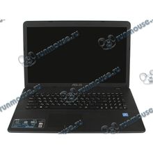 Ноутбук ASUS "X751NA-TY027" (Pentium N4200-1.10ГГц, 4ГБ, 500ГБ, HDG, DVD±RW, LAN, WiFi, BT, WebCam, 17.3" 1600x900, Linux), черный [140614]