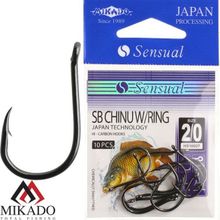 Крючки Mikado SENSUAL - CHINU W RING № 8 BN (с ушком)( 10 шт.)