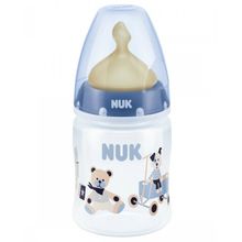 Nuk First Choice Plus 150 мл с латексной соской синяя