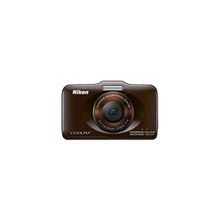 Nikon coolpix s31 10mpix +рюкзак коричневый 3x 2.7" 720p 26mb sdhc en-el12 защищенная