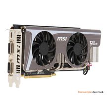 Видеокарта 1536Mb &lt;PCI-E&gt; MSI N580GTX-OC TWIN FROZR II с CUDA &lt;GFN580, GDDR5, 384 bit, HDCP, DVI, mini HDMI, Retail&gt;