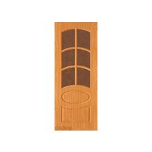 Дверь с покрытием ПВХ модель: Неаполь ПО (Цвет: Миланский орех, Комплектность: Полотно, Размер: 800 х 2000 мм.)