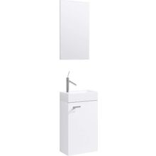 Мастер Бокс Леон комплект: тумба с умывальником Unam 220, зеркало (Mb-L.00.04),