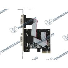 Контроллер COM (2 внешн. 9pin) Espada "PCIe2SWCH" (PCI-E x1) (oem) [134679]