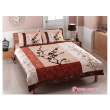 TAC Постельное белье Dvona Brown (2 сп. евро)