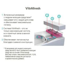 Vitra Унитаз подвесной Metropole 7672B003-1086 с емкостью для чистящей жидкости