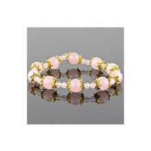 Бусики-Колечки Браслет Розовый кварц "Джессика" арт.бП2258