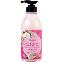 Deoproce Milky Relaxing Perfumed Body Lotion Cotton Rose 500 мл