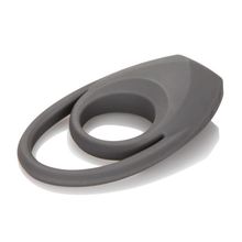 Двойное эрекционное кольцо с вибрацией Apollo Rechageable Support Ring серый