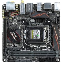 Мат. плата  ASUS Z170I PRO GAMING (RTL) LGA1151   Z170   PCI-E HDMI+DP GbLAN+WiFi+BT  SATA Mini-ITX 2DDR4