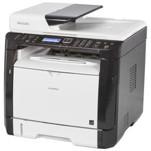 Аппарат ricoh le sp 325sfnw, a4, 128Мб, 28стр мин, дуплекс, pcl, dadf35, факс, lan, wifi, nfc, старт.картридж 1000стр (МФУ) (407986)