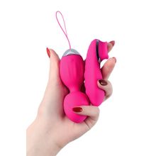 ToyFa Розовые виброшарики TELLA с пультом-стимулятором