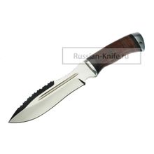 Нож Барс-1 (сталь 95Х18), кожа+дюраль