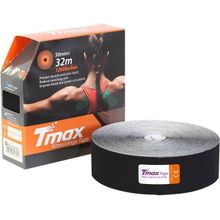 Тейп кинезиологический Tmax 32m Extra Sticky Black арт. 423242 черный