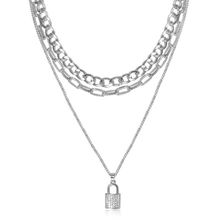 Многослойное колье "Замок" (арт. 81157-2)
