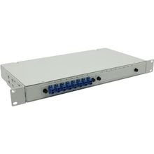 Коммутационная панель   Sonatel   MOCK-1-16-LC-A   Patch Panel ВО 19" 1U, 16port LC, укомплектованная (16x  pigtail SM 9 125)