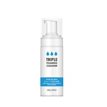 Пенка для умывания и снятия макияжа глубокоочищающая Cellnco 3in1 Triple Foaming Cleanser 150мл